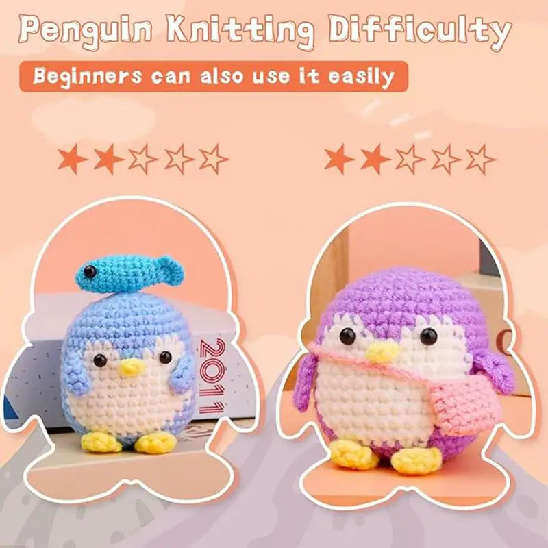 Penguin Crochet Kit Stuffed Animal