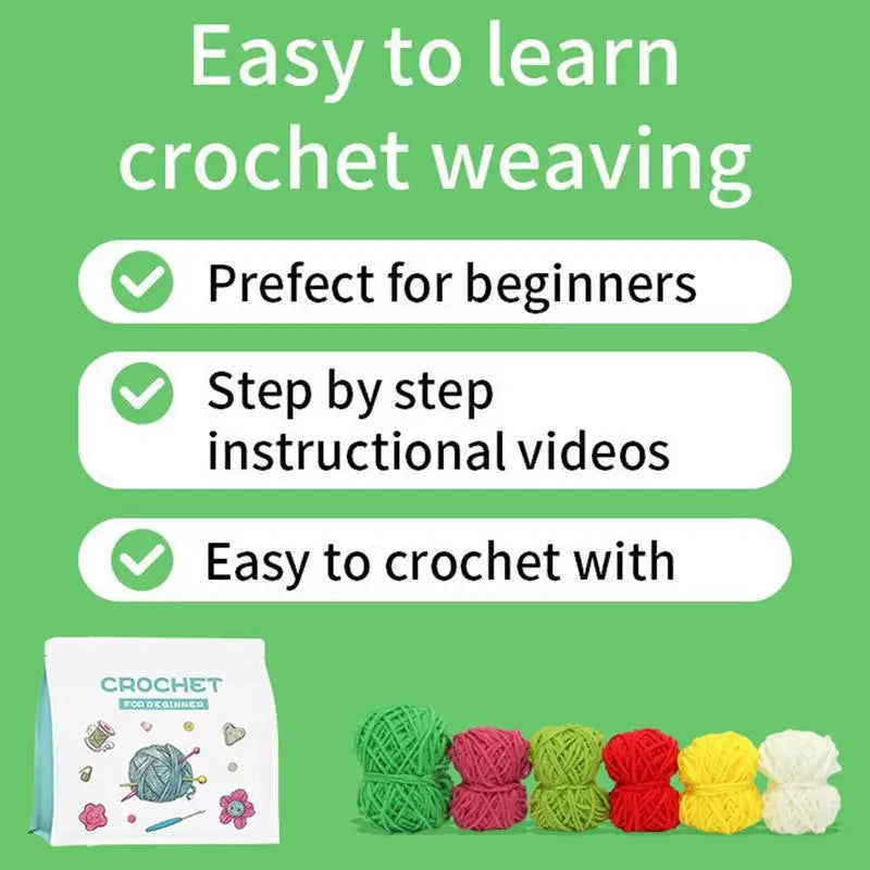 Crochet Kit for Beginners Cute Vegetable Plant Crochet Kit