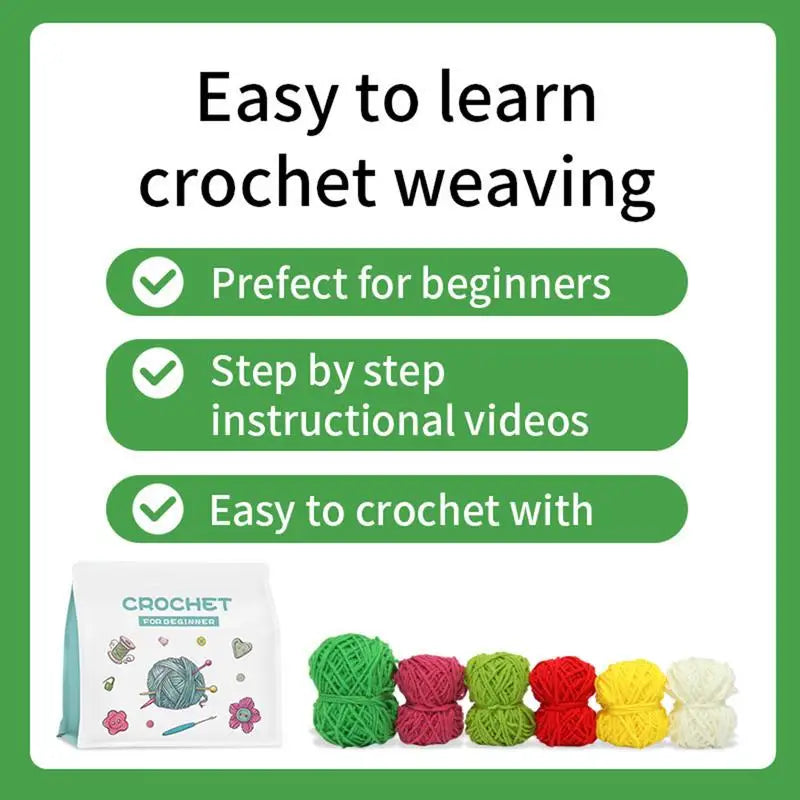 Crochet Kit for Beginners Cute Vegetable Plant Crochet Kit